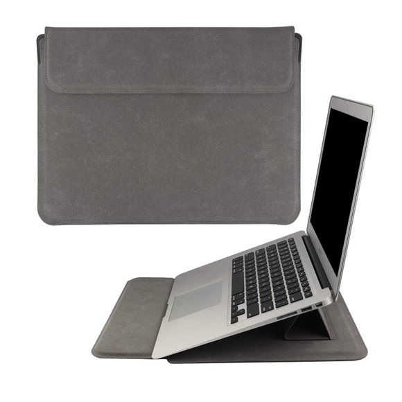 MacBook Pro 13 2016-2021 Laptop Sleeve PU Leather Case - Picture 1 of 9